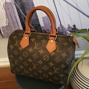 Louis Vuitton Monogram Speedy 25 Bag